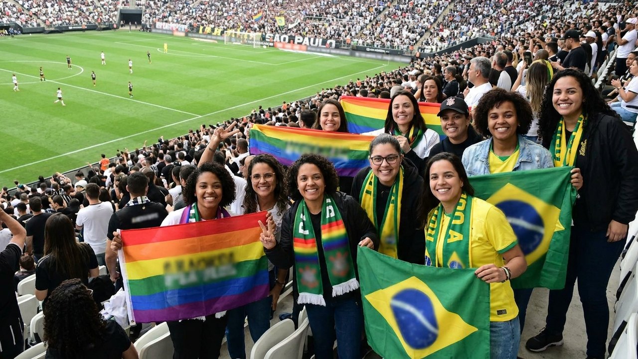 Em São Paulo para a Parada LGBTQIA+, mães unem causas em jogo da seleção feminina