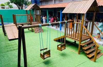 Após reforma e ampliação, Prefeitura reabre escola de educação infantil no Pilar; “Amor em tudo”, diz prefeito