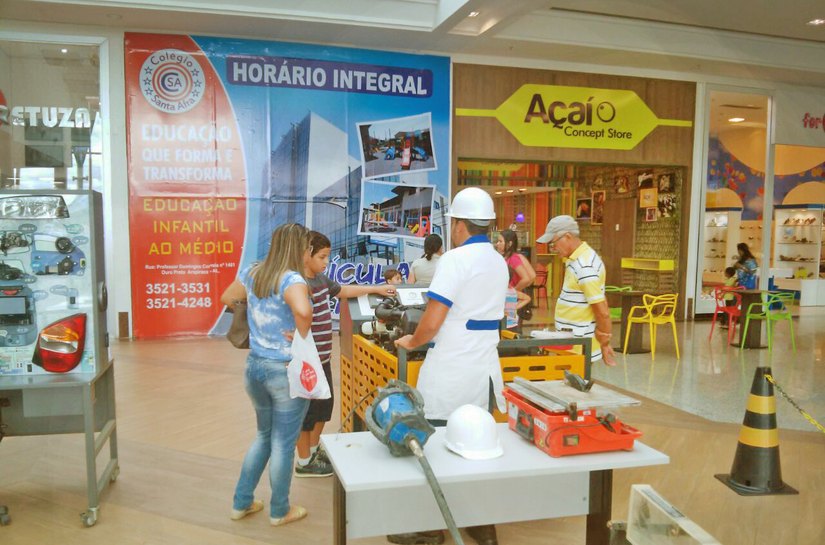 Senai promove feira de cursos no Arapiraca Garden Shopping