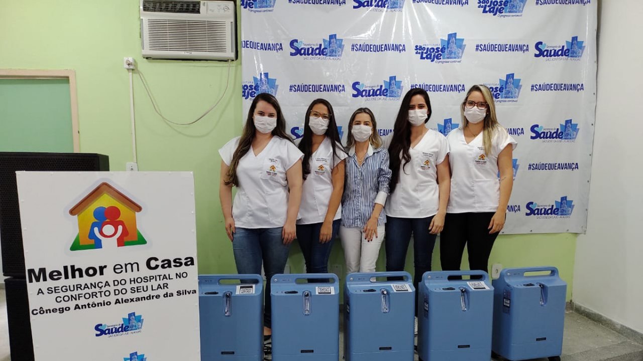 Município de São José da Laje é contemplado com cinco concentradores de Oxigênio