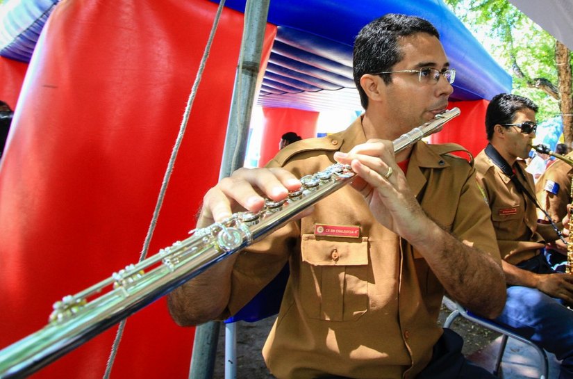 Banda do Corpo de Bombeiros vai animar o Lazer na Centenário