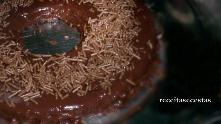 Pudim de chocolate