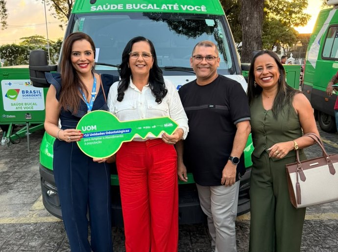 Edilza Alves recebe unidade Odonto Móvel para ampliar atendimentos de saúde bucal em Lagoa da Canoa
