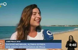 Altinha estreia nos Jogos Universitários Brasileiros de Praia
