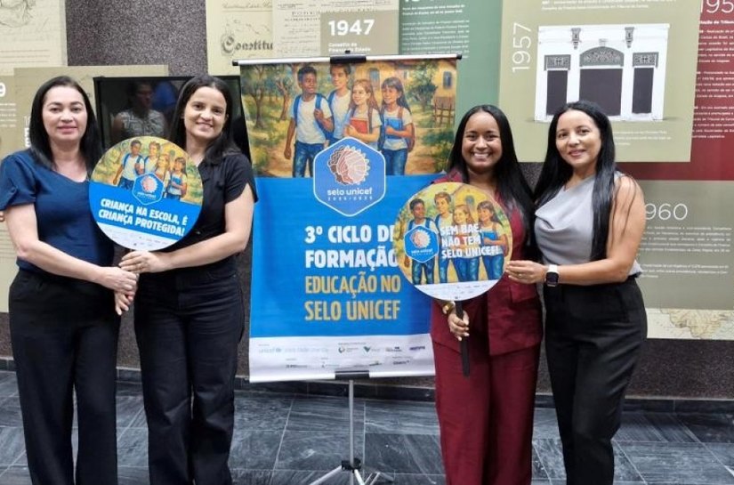 Representantes de Campo Alegre participam do 3° ciclo de formação do Selo Unicef