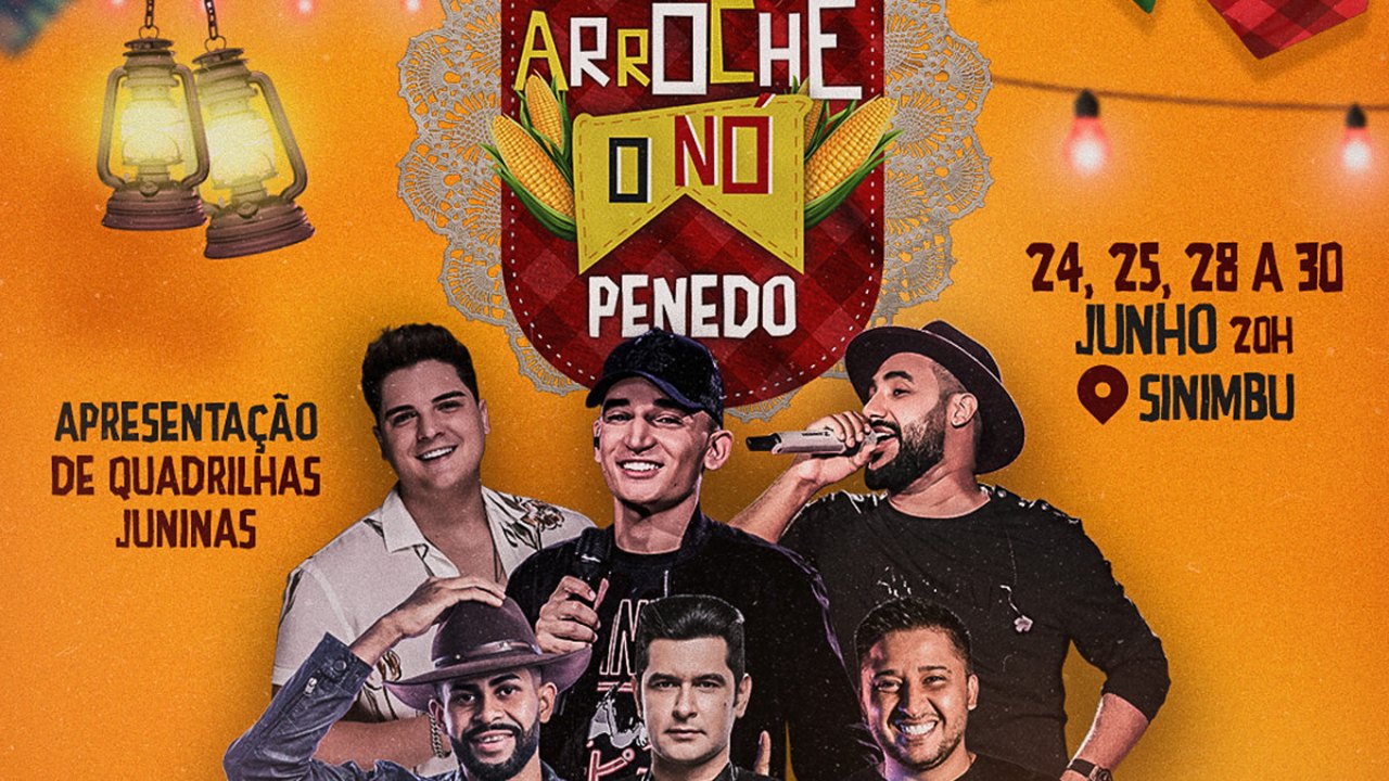 Prefeito Ronaldo Lopes retoma festas juninas em Penedo com grande programação, confira