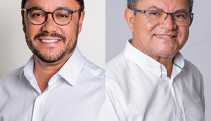 Bruno Teixeira e o vice Ubiratan Nunes / Foto: Reprodução