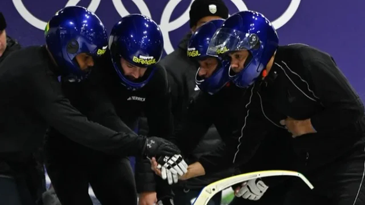 Brasil encerra primeiro dia do bobsled 4-man em 20º lugar e segue na disputa por vaga na final