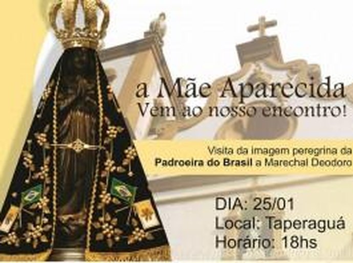 Imagem de Nossa Senhora Aparecida visitará Marechal Deodoro