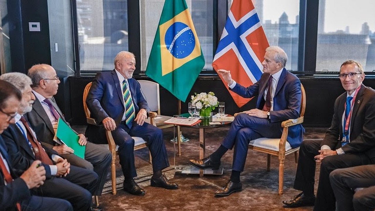 Lula se reúne com primeiro-ministro da Noruega em Nova York