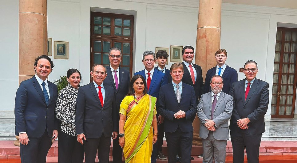 Senador Rogério Carvalho se reúne com Ministra da Índia para discutir parceria com o Brasil / Foto: Foto:  Assessoria de Comunicação