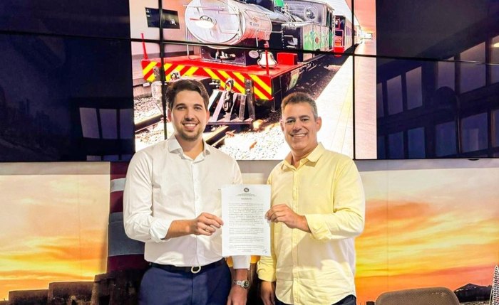 Assinatura da carta de intenção marca o início da parceria entre a Prefeitura de Maceió e a CBTU para reativação da Maria Fumaça.