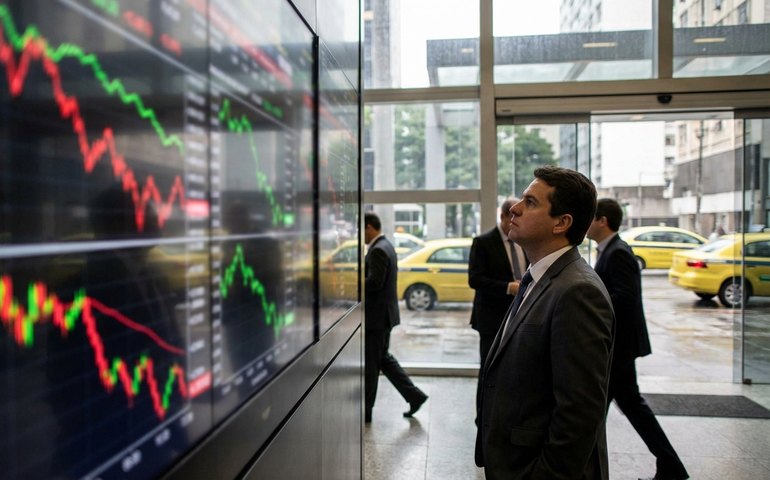 Ibovespa cai por cautela política e NY fraca, apesar de alta das commodities