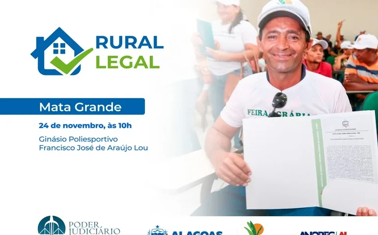525 agricultores de Mata Grande serão beneficiados pelo Rural Legal nesta segunda (24)