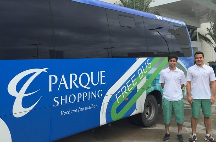 Translado gratuito de turistas para o Parque Shopping tem novo roteiro