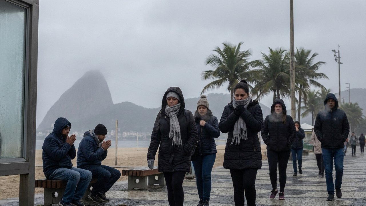 Após recorde de frio no ano, Rio pode ter madrugada ainda mais gelada neste domingo