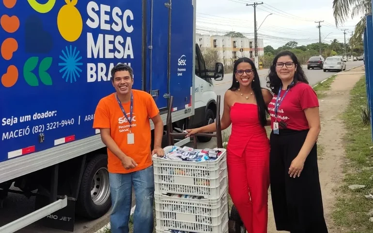 Sesc Mesa Brasil beneficia mais de 2,5 mil pessoas com doações arrecadadas em ações solidárias