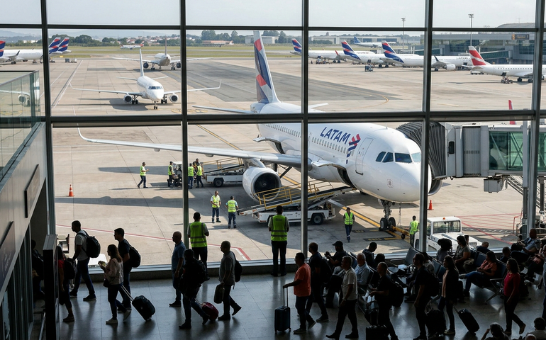 Latam amplia voos domésticos em 9% no Brasil no 1º semestre de 2026