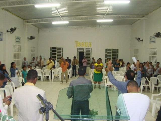 Oração de agradecimento pelo centenário no Selma Bandeira