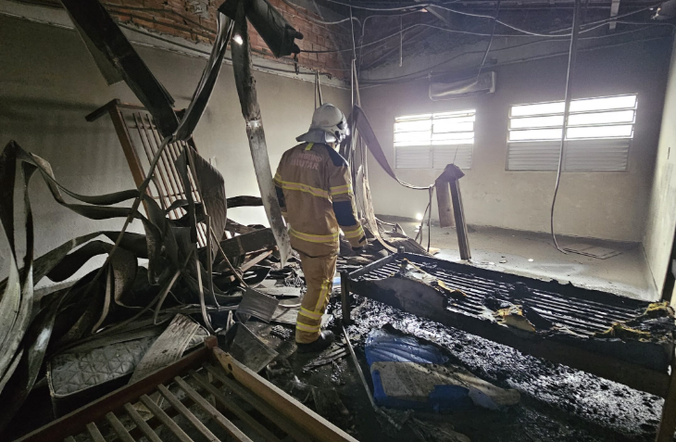 incêndio bombeiros / Foto: SSP/SE