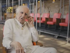 Zé Celso em entrevista ao “Programa Do Bial”, em novembro de 2021 Reprodução/TV Globo