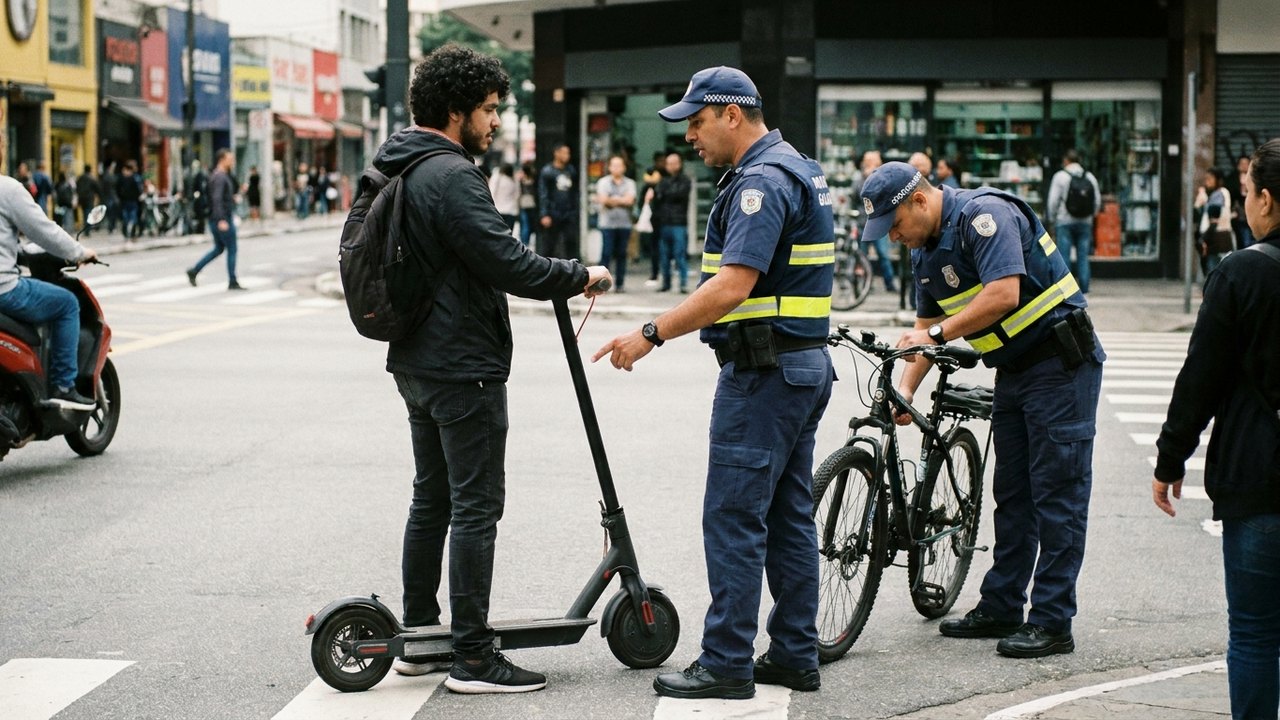 SP começa a multar quem desrespeitar regras para bicicletas e patinetes elétricos