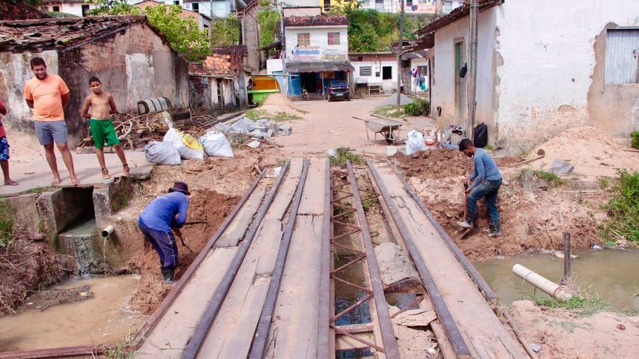 Infraestrutura inicia obras na ponte da Travessa Marquês de Abrantes, em Bebedouro