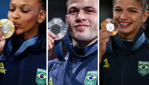 Atletas medalhas 2024 / Foto: Imagens: Reprodução