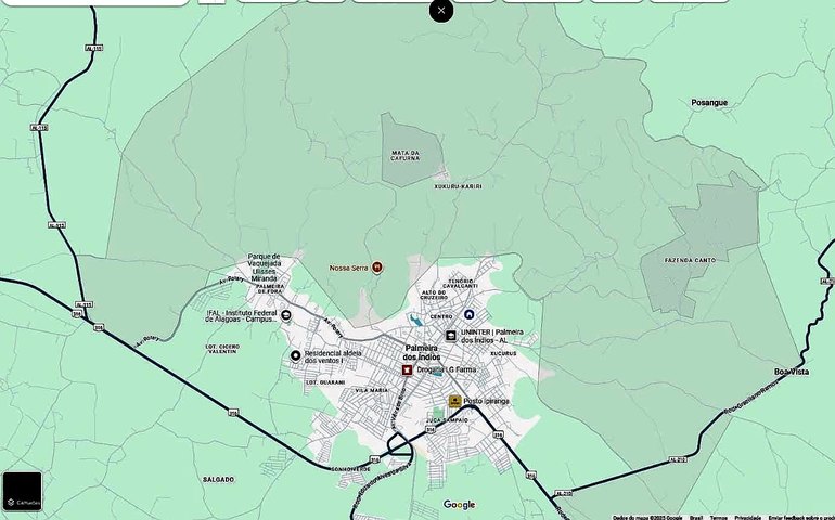 Google Maps atualiza demarcação do Território Xukuru-Kariri em Palmeira dos Índios