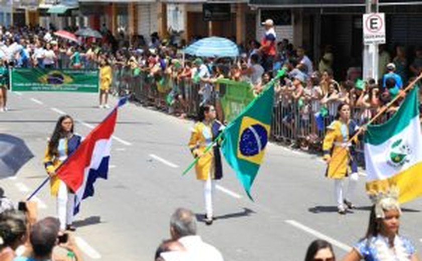 Educação divulga ordem das escolas no desfile da Independência em Arapiraca