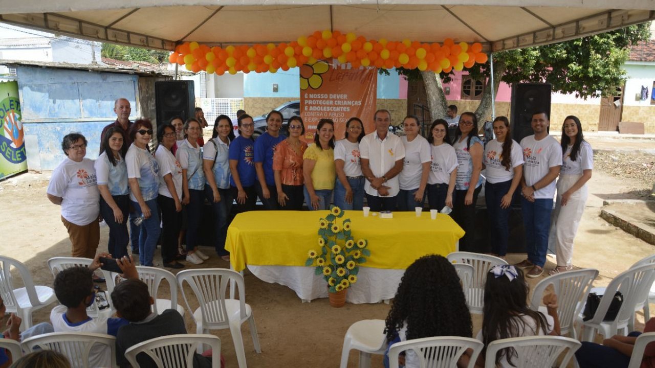 Assistência Social de Anadia promove ações em alusão ao Maio Laranja