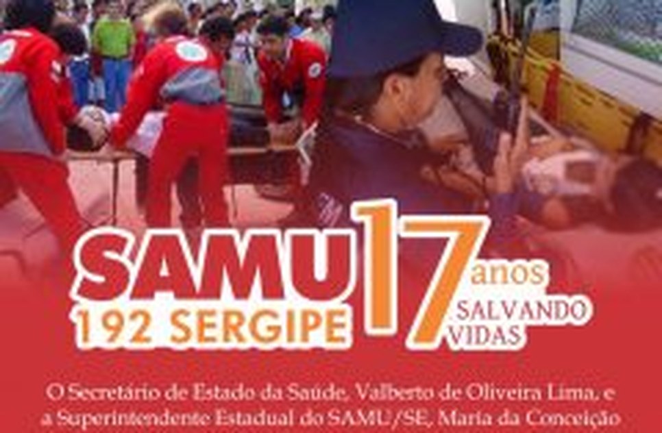 cartaz do samu / Foto: SES