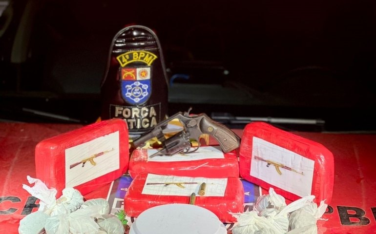 Em Maceió, 4° BPM apreende mais de 4 Kg de drogas e Lei Seca efetua uma prisão em flagrante por embriaguez ao volante