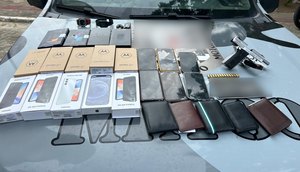 Cinco suspeitos de roubar lojas de celulares em Aracaju são preso no Ceará