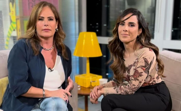 Wanessa Camargo concedeu entrevista à jornalista Renata Ceribelli