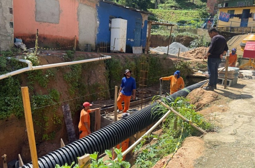 Brota na Grota avança com obras do Parque Linear em comunidade do Biu