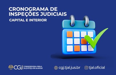 Corregedoria altera cronograma de inspeções judiciais