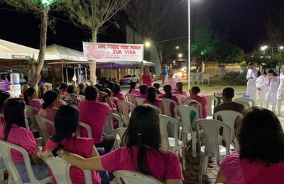 Mês de prevenção ao câncer de mama é reforçado com rodas de conversa em Palmeira