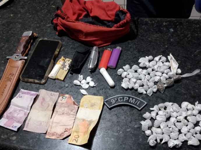 Prisões por homicídio e tráfico de drogas mobilizam PM no interior