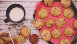 Biscoito com brigadeiro
