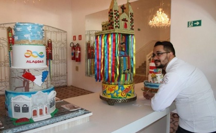 Bicentenário alagoano inspira decoradores bolos em concurso especializado