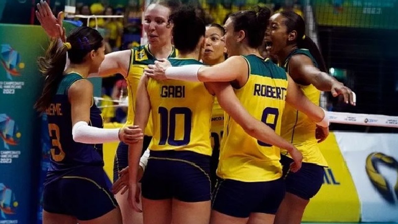 Brasil domina Argentina e faz mais um 3 a 0 no Sul-Americano de vôlei