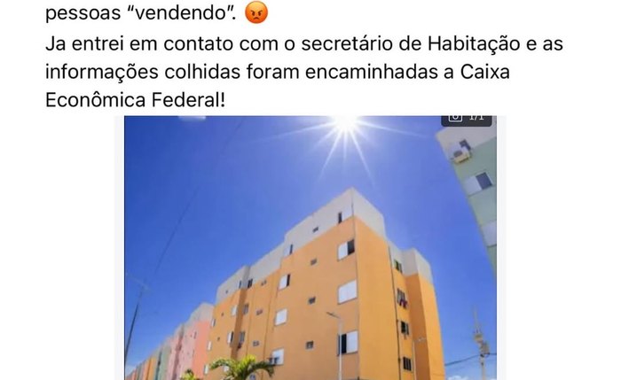 Vereador denuncia venda ilegal de apartamentos do Parque da Lagoa em Maceió