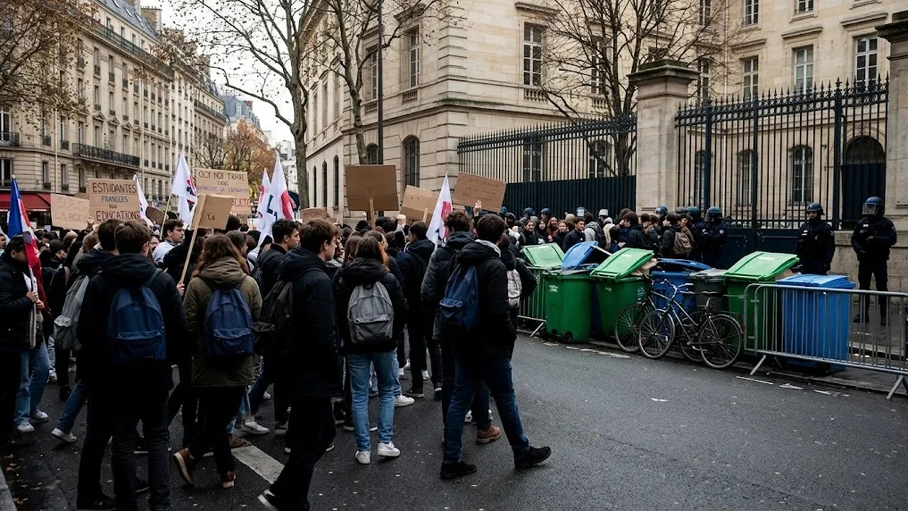 França: estudantes bloqueiam liceus e pressionam por mais verbas na educação