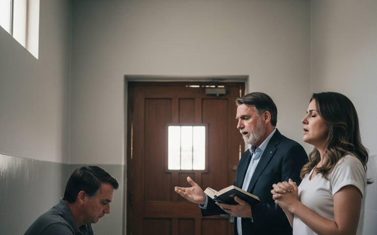 Bispo visitará Bolsonaro na Papudinha para prestar assistência religiosa com cânticos em hebraico