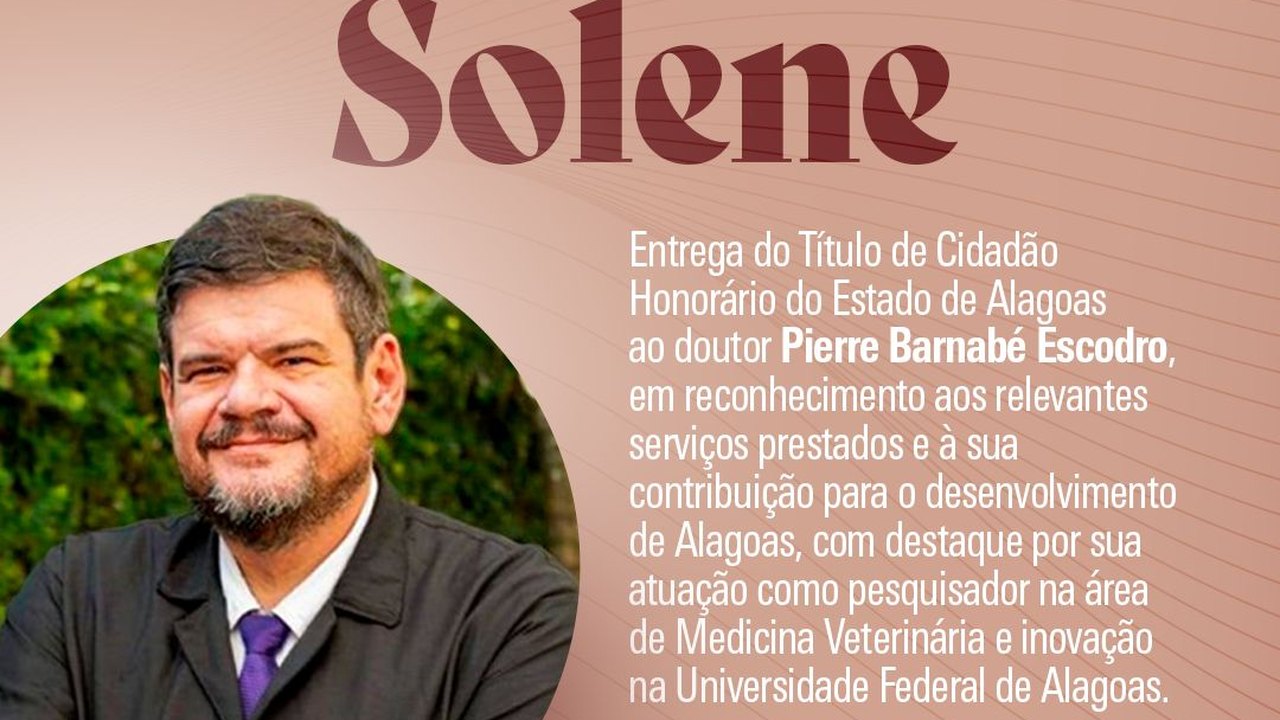 Assembleia Legislativa concede Título de Cidadão Honorário a Pierre Escodro