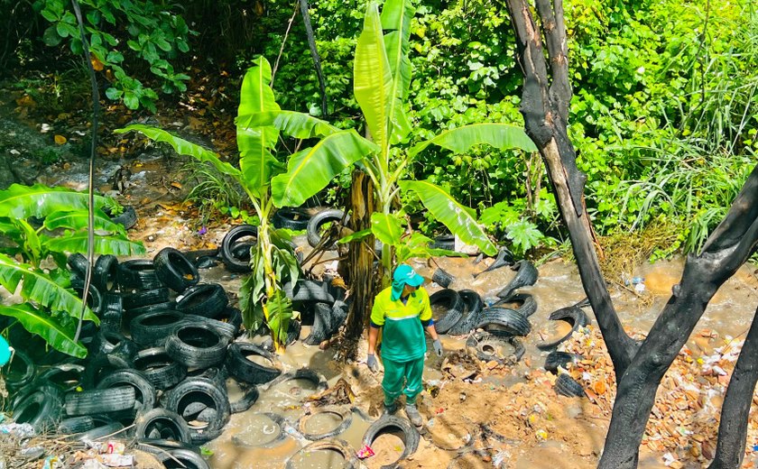 Alurb inicia vai identificar responsáveis por ﻿descarte irregular de pneus