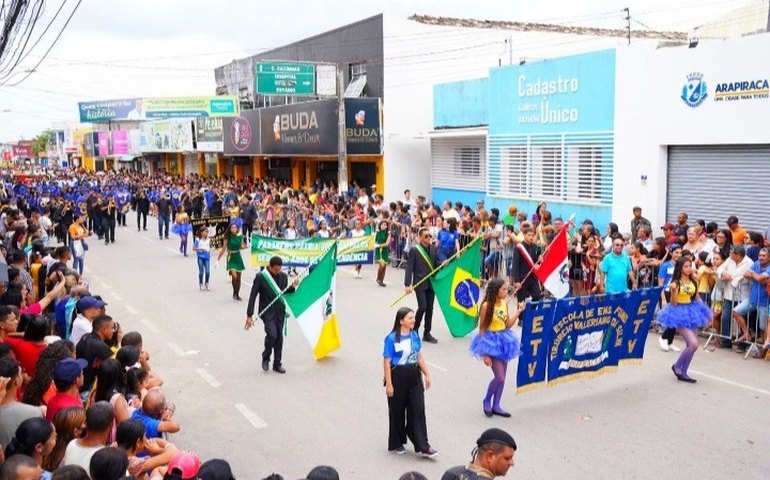 Educação divulga programação do desfile cívico-militar de 7 de setembro