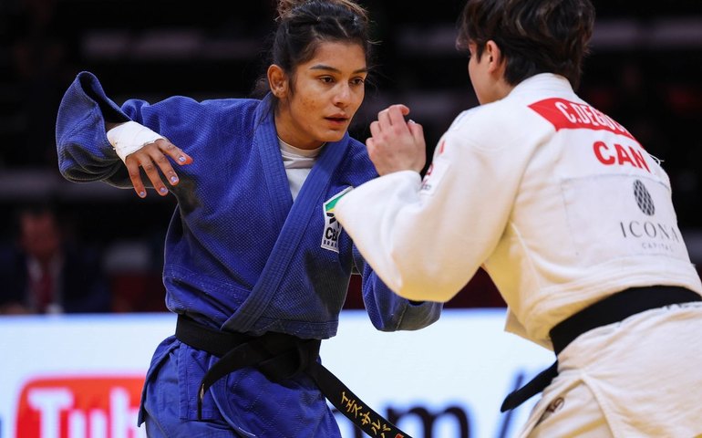 Jéssica Lima é prata no 1º dia do Grand Slam de Judô