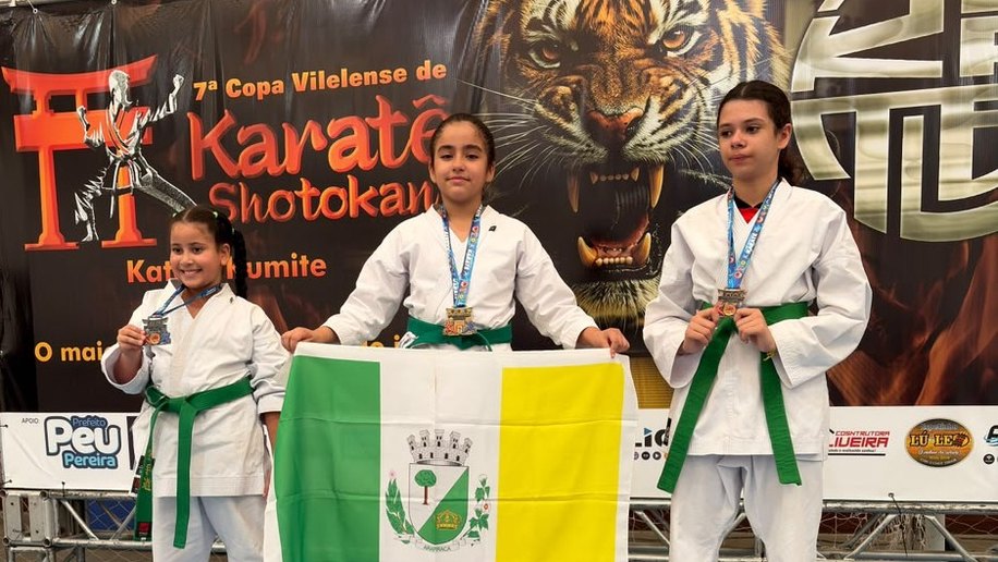 Arapiraquense Vitória celebra mais um título na carreira na 7ª Copa Vilelense de Karatê